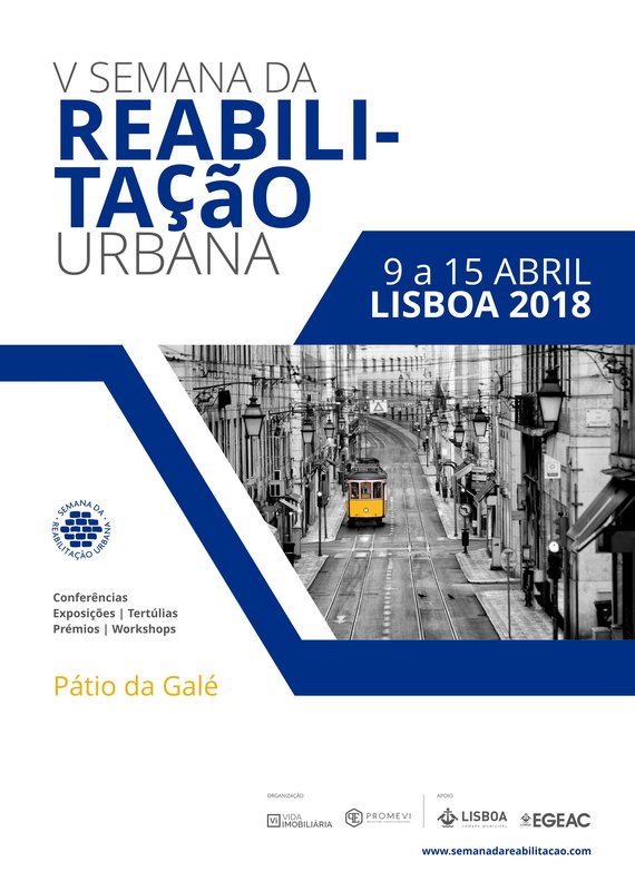 Lisboa a uma semana da Semana da Reabilitação Urbana