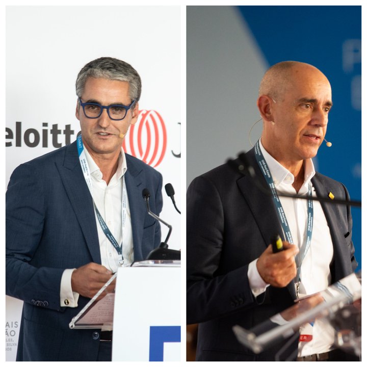 À esquerda: Pedro Lancastre, CEO da JLL; À direita: Paulo Silva, Head of Country da Savills.