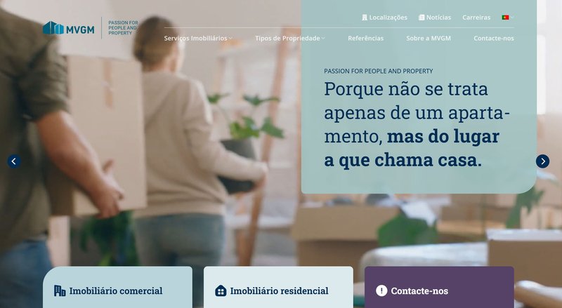 Novo website MVGM